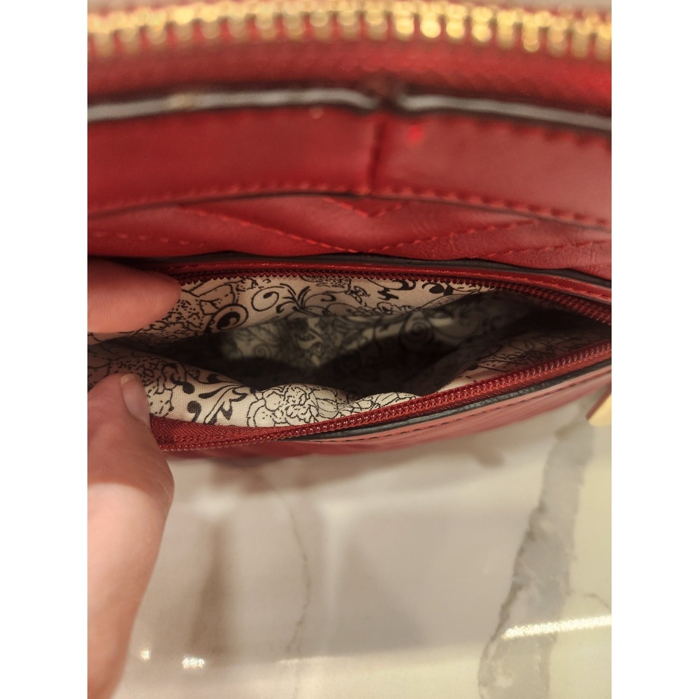 Ruby Collection Solid Red Purse Crossbody Handbag… - image 7